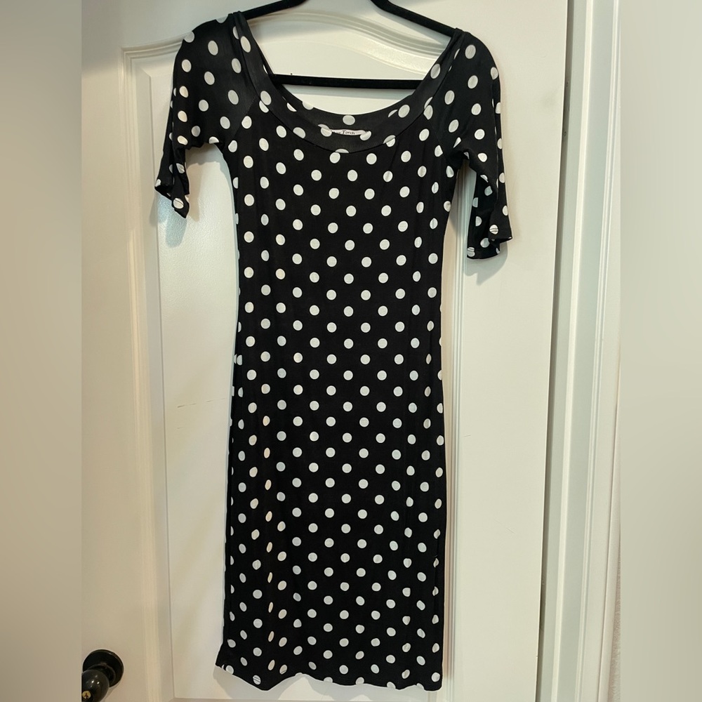 Velvet Torch Polka-dot dress size S